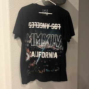 Black Los Angeles, California t-shirt